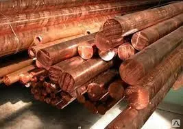 фото Пруток медный 130, 140 М1 М1Т мягкий твердый Медный круг 130 140 ГОСТ 1535