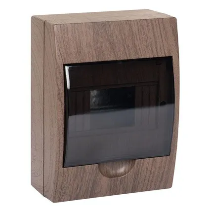 Фото №0 Щит ЩРН-П-6 IP41 темное дерево PROxima EKF pb40-n-6-dark