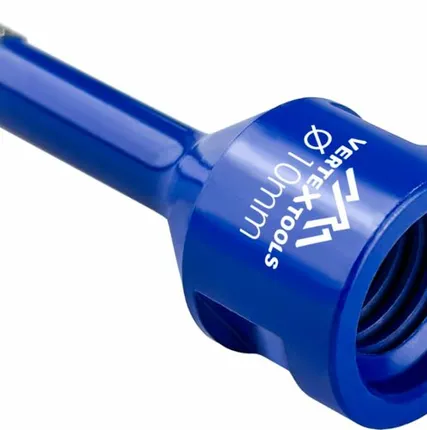 Фото №0 Коронка алмазная с техническим воском 10x35 мм для УШМ VertexTools 333-10-35