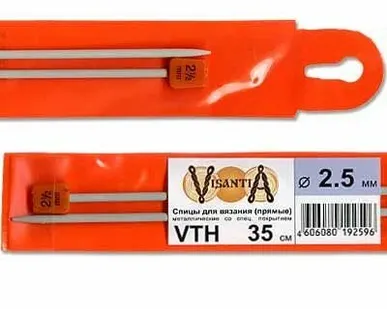 фото прямые VTH металл d 2.5 мм 35 см VIZANTIA