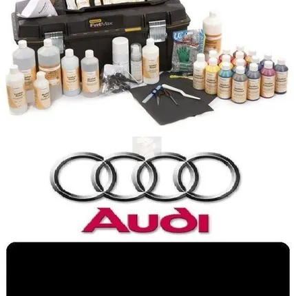 Фото №0 Краска для кожи авто AUDI Черный