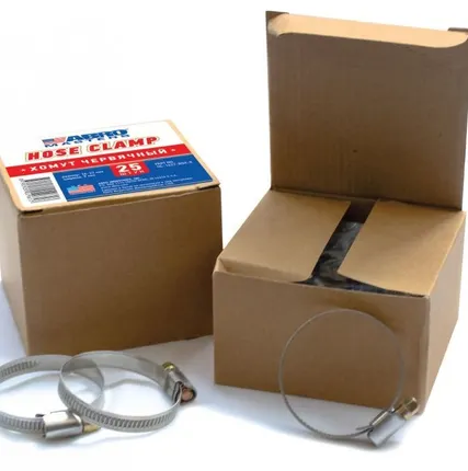 Фото №0 Хомутик ABRO червячный нержавеющий, 40-60 мм