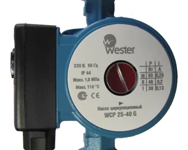 фото Насос циркуляционный WCP 25-60G (c гайками) WESTER Китай