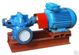 Фото №0 Насос двухстороннего входа 1Д 1600-90а с двигателем