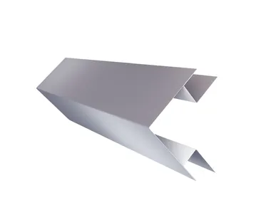 фото Угол внешний сложный 75х75 0,45 PE с пленкой RAL 7004 сигнальный серый