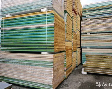 фото Сэндвич-панель для шоковой заморозки PIR 200 мм