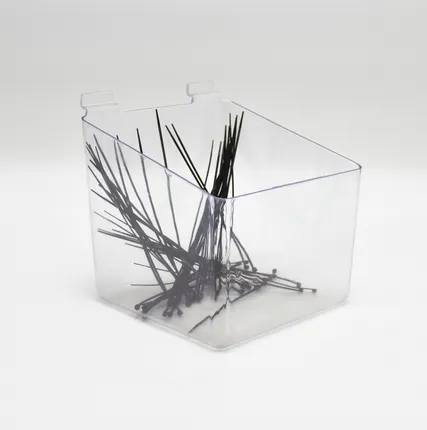 Фото №0 Короб, полка-контейнер на экономпанель прозрачный 1 ячейка 210*220*200мм