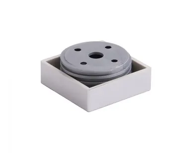 фото Опора меб. пласт. B-06 h18 регул. металлик AKS