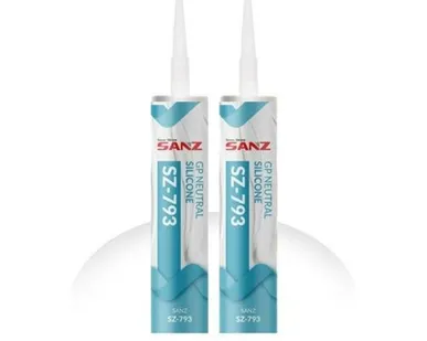 фото Герметик силиконовый универсальный нейтральный, 280 мл, серый, SZ-793