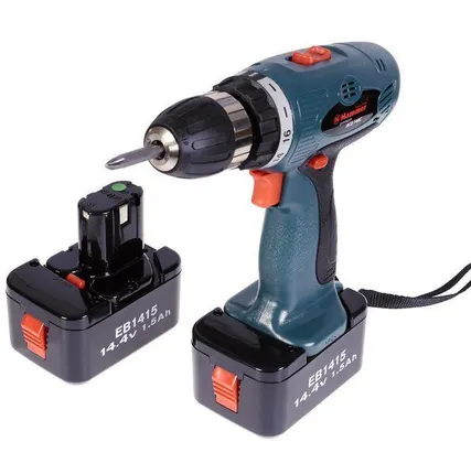 Фото №0 Дрель аккум. Hammer ACD144C PREMIUM 14.4В 2*1,5Ач 10мм 0-350/0-1200об/мин 2