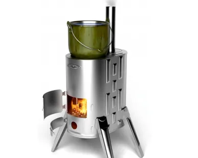 фото Печь портативная ТМФ Дуплет-1 Inox