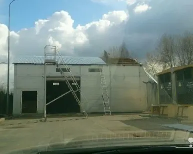 фото Сэндвич-панель кровельная минвата 120 мм 7,17 м