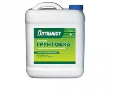 фото Грунт Оптимист гл. проникновения 5л зел. этк G103