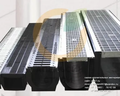 фото ЛОТКИ ПЛАСТИКОВЫЕ ВОДООТВОДНЫЕ GIDROLIСA