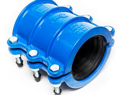 фото Муфта чугунная ремонтная 2-х-составная DOMEX UU DN 100 PN 16