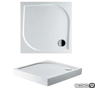 Фото №0 Поддон RIHO 80x80x3 DB 20 для душа, из литого мрамора