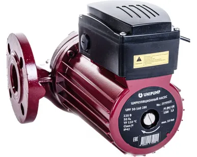 фото Циркуляционный насос фланцевый UPF 50-160 280 мм , 266 л/мин, 16 м напор, 10092