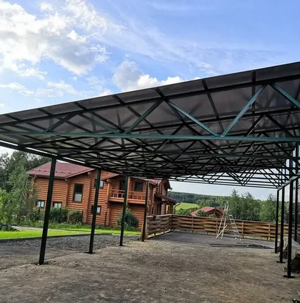 Фото №0 Навес для авто 6х5 м