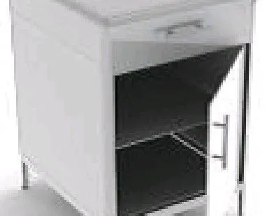 фото Тумба лабораторная низкая 524х600х800 ЭПМ Т-4-0.8Н