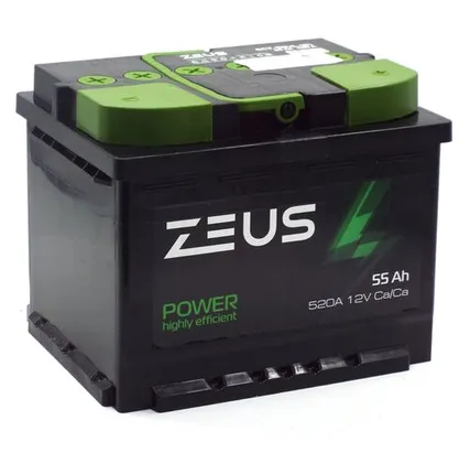 Фото №0 Аккумулятор ZEUS POWER 55 Ач о.п.
