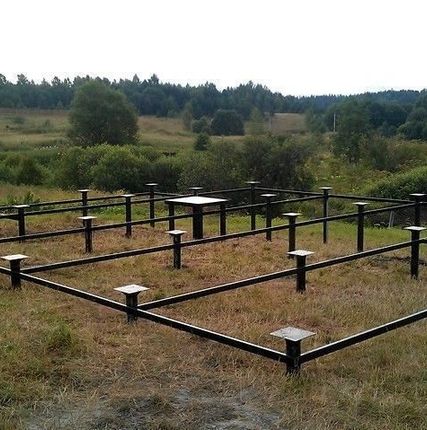 Фото №0 Установка фундамента на винтовых сваях