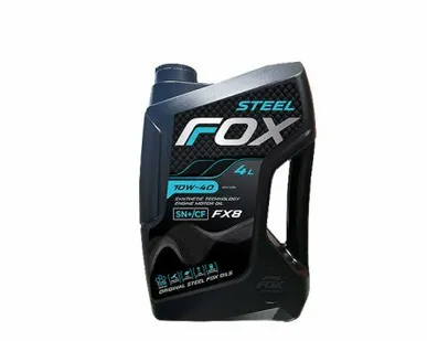 фото Моторное масло Steel FOX FX8 SAE 10w40 SN 1л