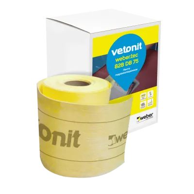 Фото №0 Вебер.тек 828 ДБ 75 10м/рулон Лента гидроизоляционная Егорьевск