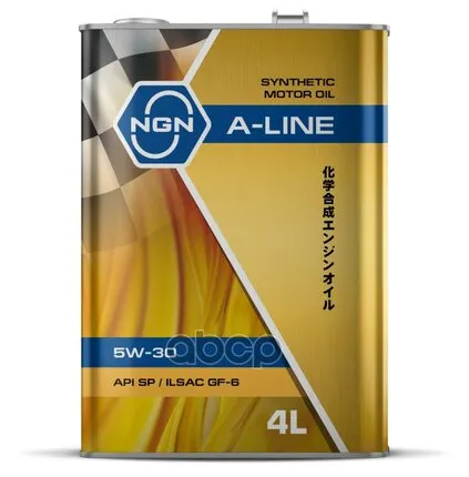 Фото №0 NGN 5W-30 A-Line Sp/Ilsac Gf-6 4Л (Синт. Мотор. Масло)