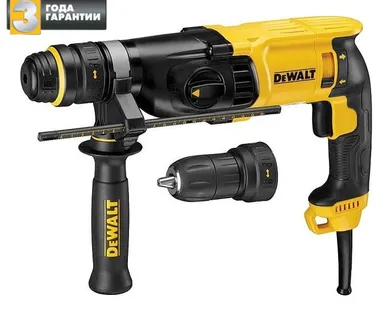 фото Перфоратор DeWalt D25134K / 800 Вт, 3 Дж, сменный дополнительный патрон