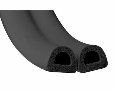 фото Уплотнитель самоклеющийся профиль D 9х7,5мм для уплотнения щелей 5-7мм (цена за 1м , продается четным метражом)