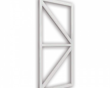 фото Дополнительная дверь для теплицы ЧЕЛСИ, цвет Белый (RAL 9003)