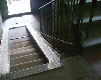 фото Рампа из нержавеющей стали