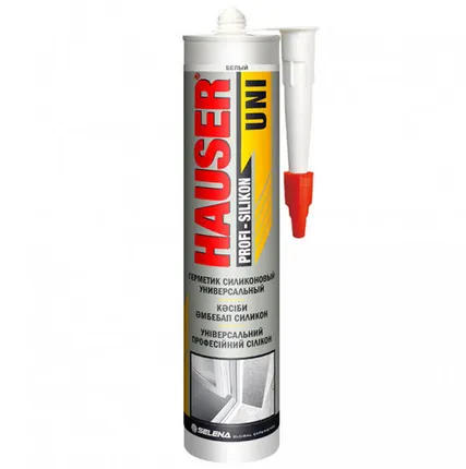Фото №0 Герметик Hauser UNI силиконовый универсальный 260мл