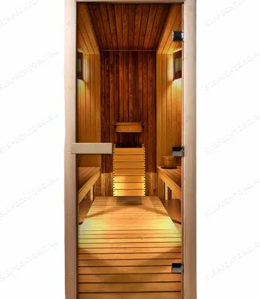 Фото №0 Дверь стекло Фотопечать DoorWood арт.А036 (2000х80)