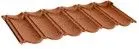 фото Композитная черепица Grand Line Barcelona Шоколад 410x1140 мм, м2