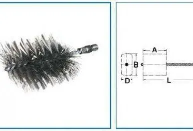 фото Щетка для чистки отопительных котлов (прямая проволока)