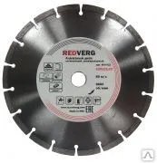 фото Круг алмазный RedVerg сегментный по бетону 350х25,4 мм