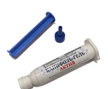 фото Флюс-гель Канифоль - гель - актив в пром. шприце 6мл.