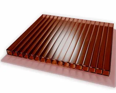 фото Поликарбонат сотовый цветной Изопол 6 мм