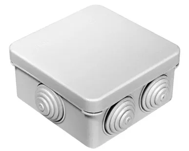 фото Коробка распределительная ОП безгалогенная (HF) 80х80х40 Промрукав 40-0210