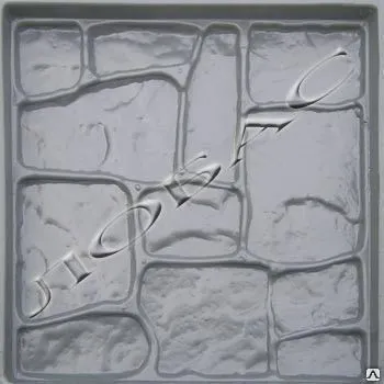 Фото №0 Форма для тротуарной плитки "Галька" 290х290х30