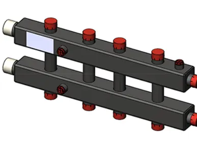 фото Гидроразделитель ZOTA с коллектором горизонтальный, 5 контуров, до 70 кВт