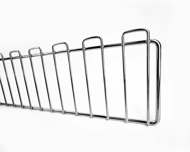 фото Ограждение для европолки полный угол 300мм, высота огражд. 100мм, окрашенное, белое