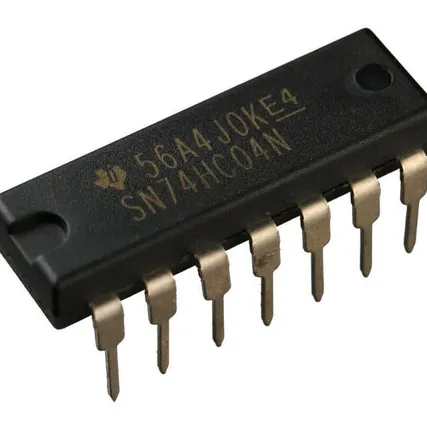 Фото №0 Микросхема логики SN74HC04N / 6×NOT