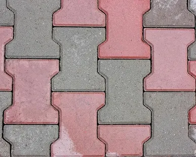 фото Тротуарная плитка Катушка 270х195х50 мм, серая