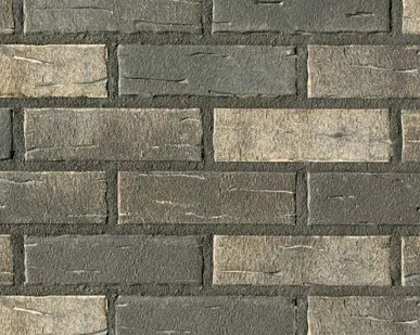 фото Клинкерная плитка Roben Aarhus Silberschwarz, 240*71*14 мм