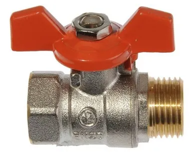 фото Кран шаровый 1/2 в/н бант MP-У