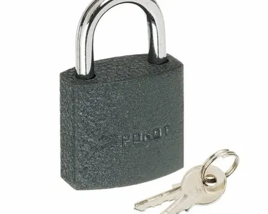 фото Замок навесной "Серый металл" 20мм