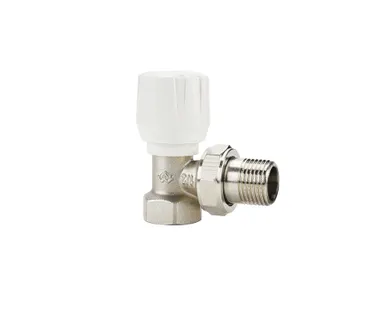 фото Клапан ручной радиаторный угловой 1/2" н.р.-в.р. Varmega VM10001