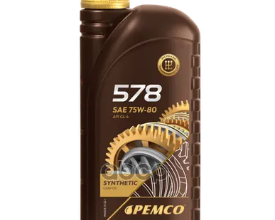 фото 75W-80 Gl4 1Л (Синт. Трансм. Масло) PEMCO арт. PM05781